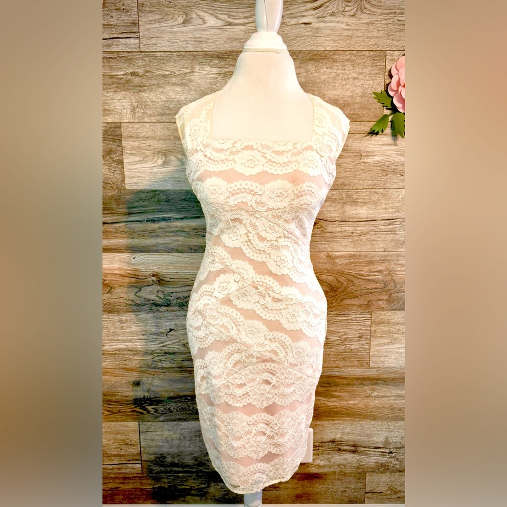 Nightway Lace Bodycon Dress
